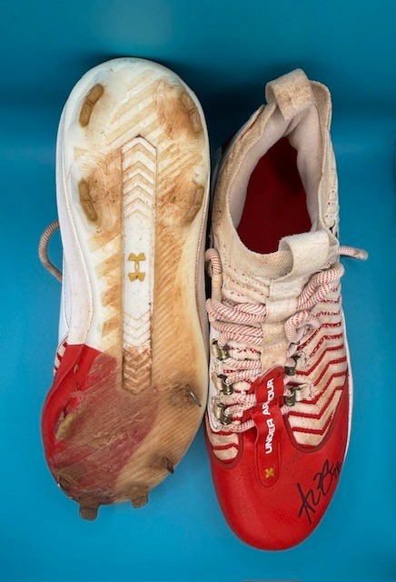 Bohm game worn cleats 2