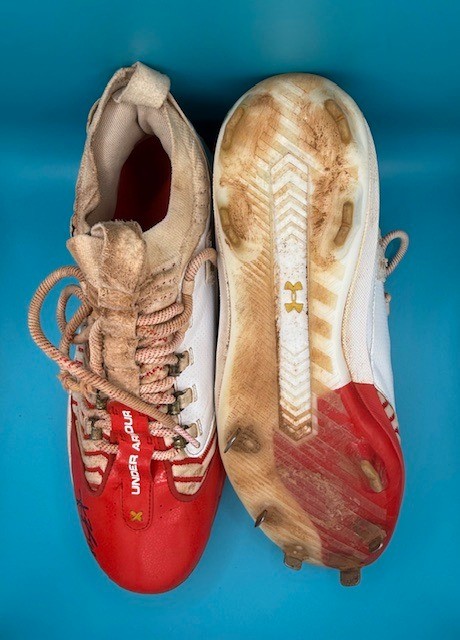 Bohm game worn cleats 3